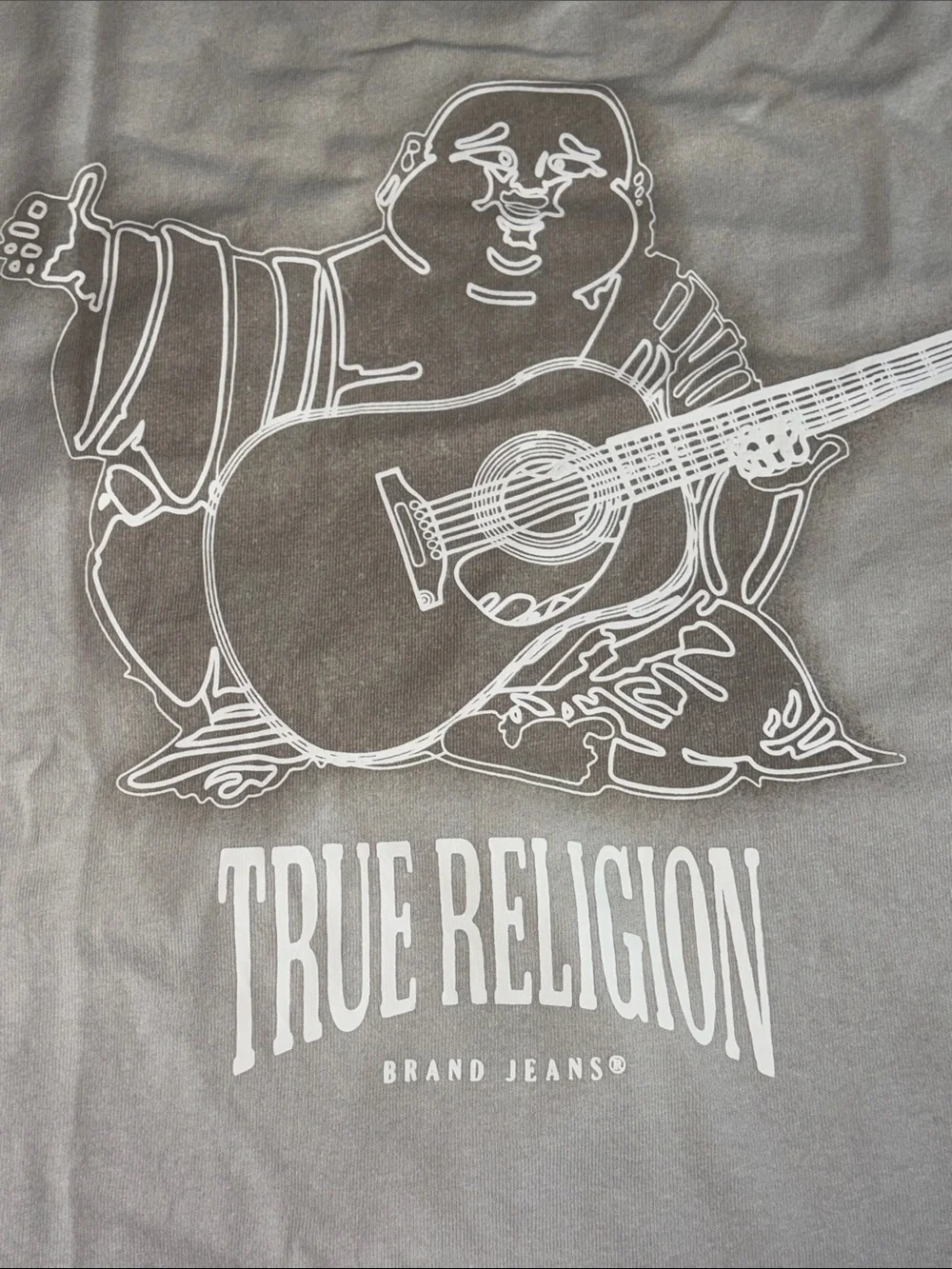 True Religion Men’s Short Sleeve Tee — Light mint green Medium